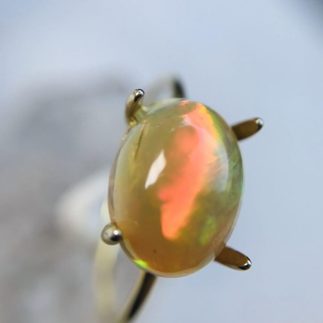 オパール リング ハンドメイド