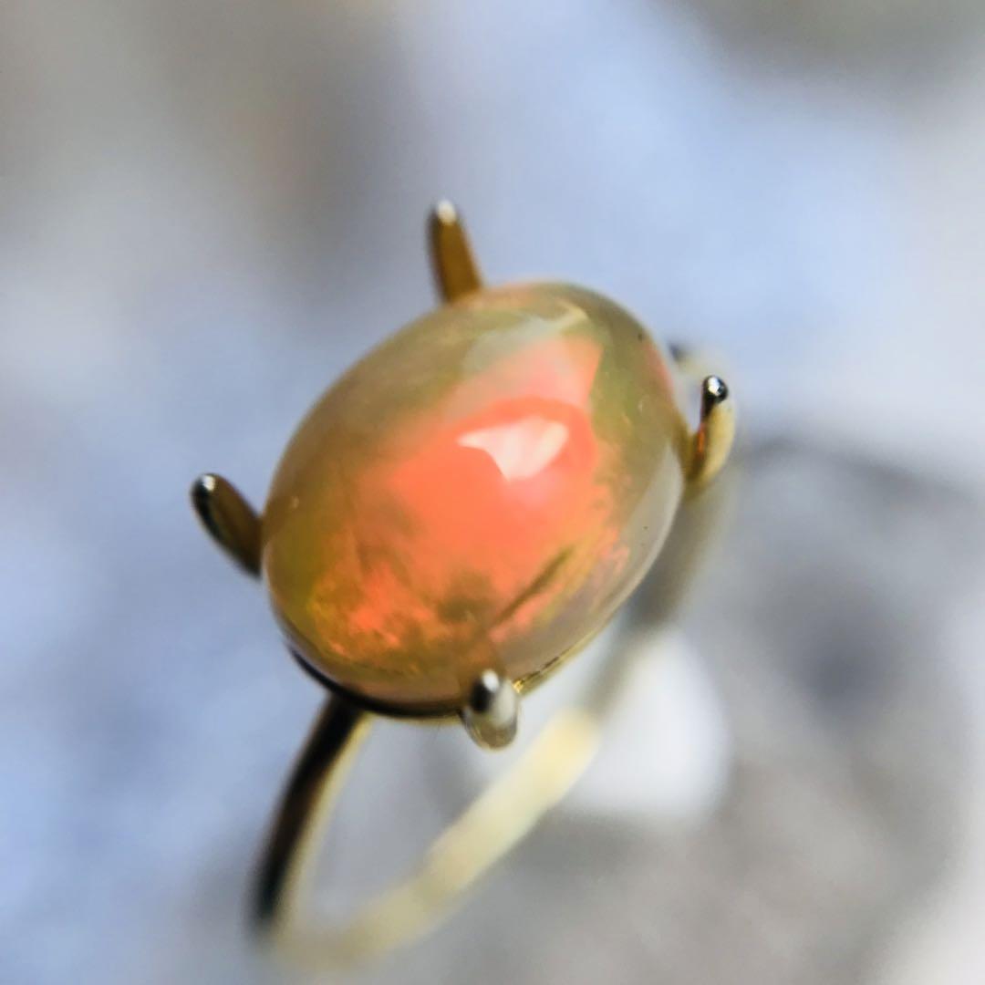 オパール リング ハンドメイド