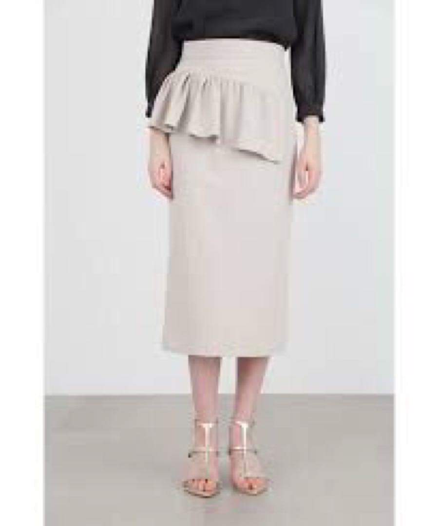 PINKY DIANNE アシンメトリーペプラムスカート 36M Pinky Dianne