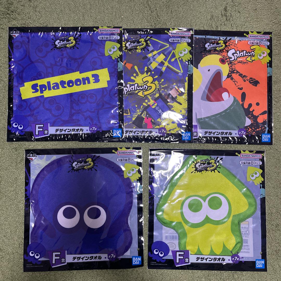 スプラトゥーン3 一番くじ F賞 最安挑戦! 直販専門店 【一番くじ】スプラトゥーン3 G賞 フルセット キャラクターグッズ