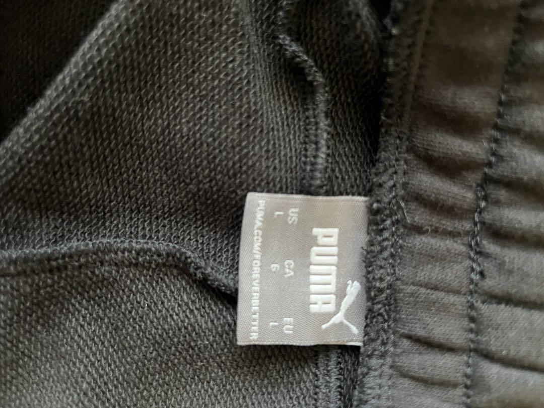 PUMA 黒 セットアップロゴ入り これからの時期最適です！