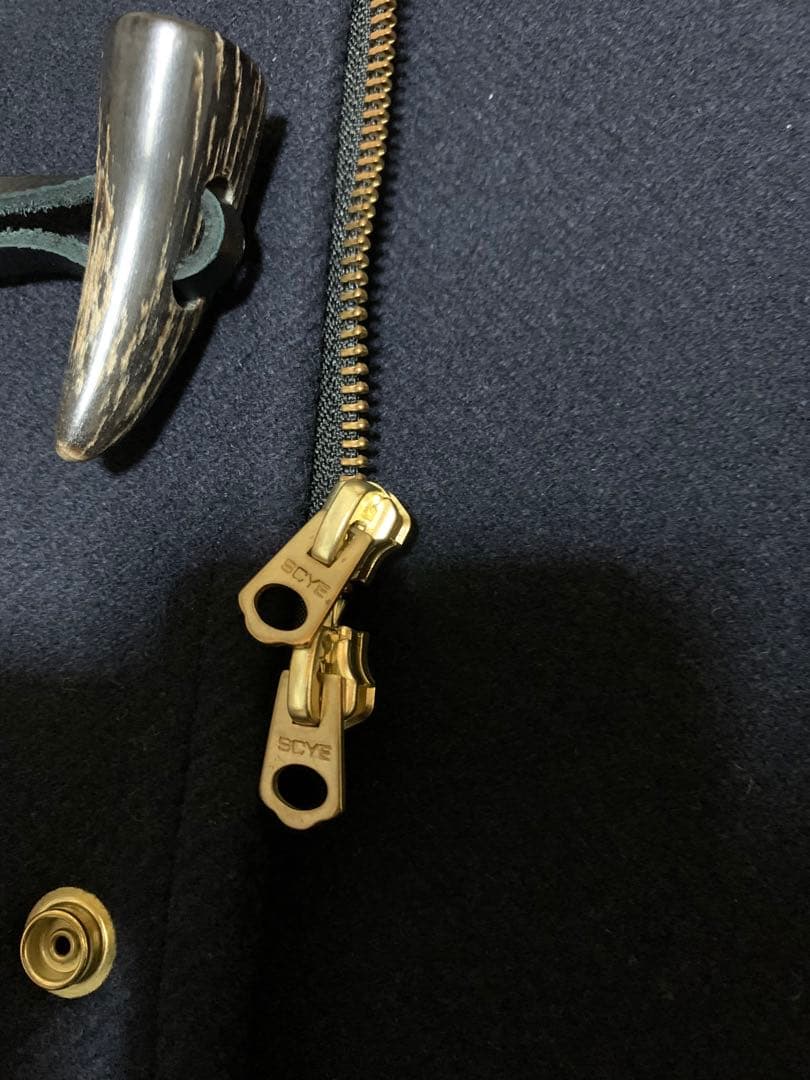 SCYE BASICS スーパー140’S ウールメルトンダッフルコート 38 SCYE BASICS スーパー140’S ウールメルトンダッフルコート 38