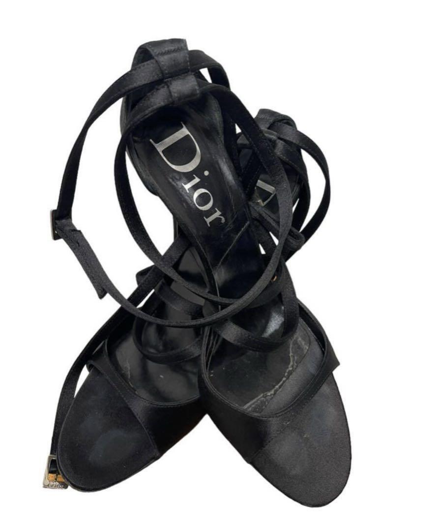 最終価格　Dior ディオール　ストラップサンダル  靴 ヒール 38ハーフ