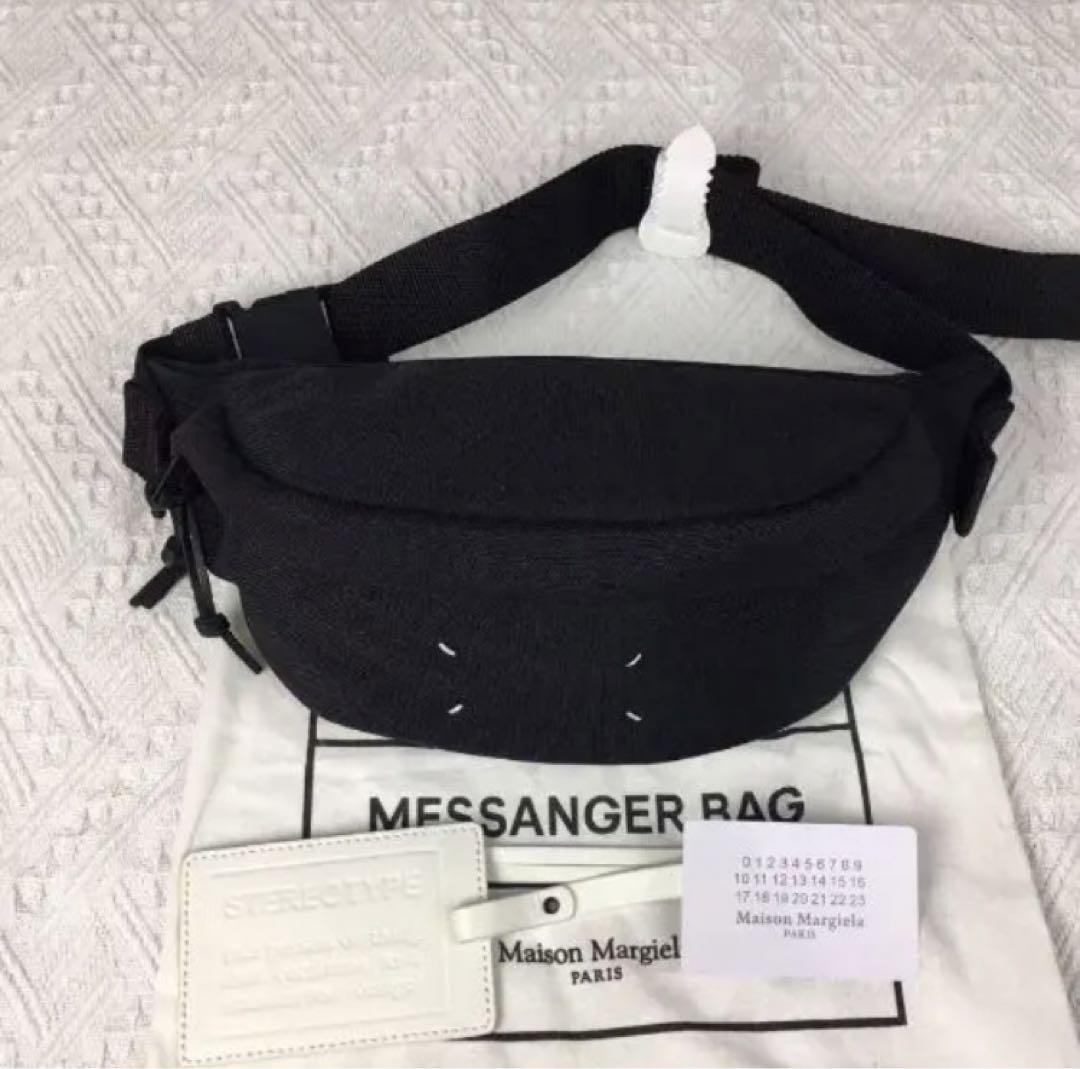 Maison margielaメゾンマルジェラウエストショルダーバッグ黒ブラック 9,240円
