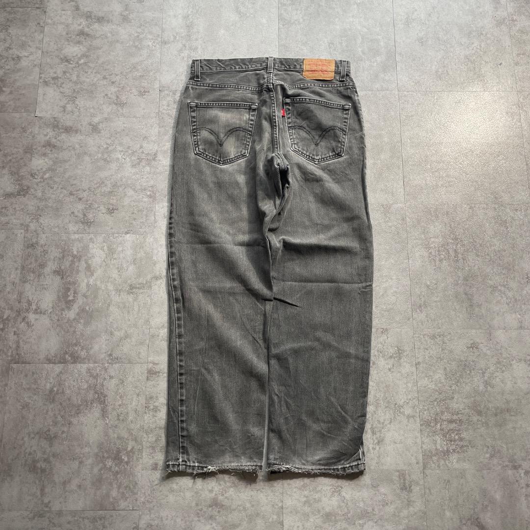 【W38 L30】00s usa black リーバイス 550 569型 W38 L30】00s ブラックデニム リーバイス 550 569型 - メルカリ