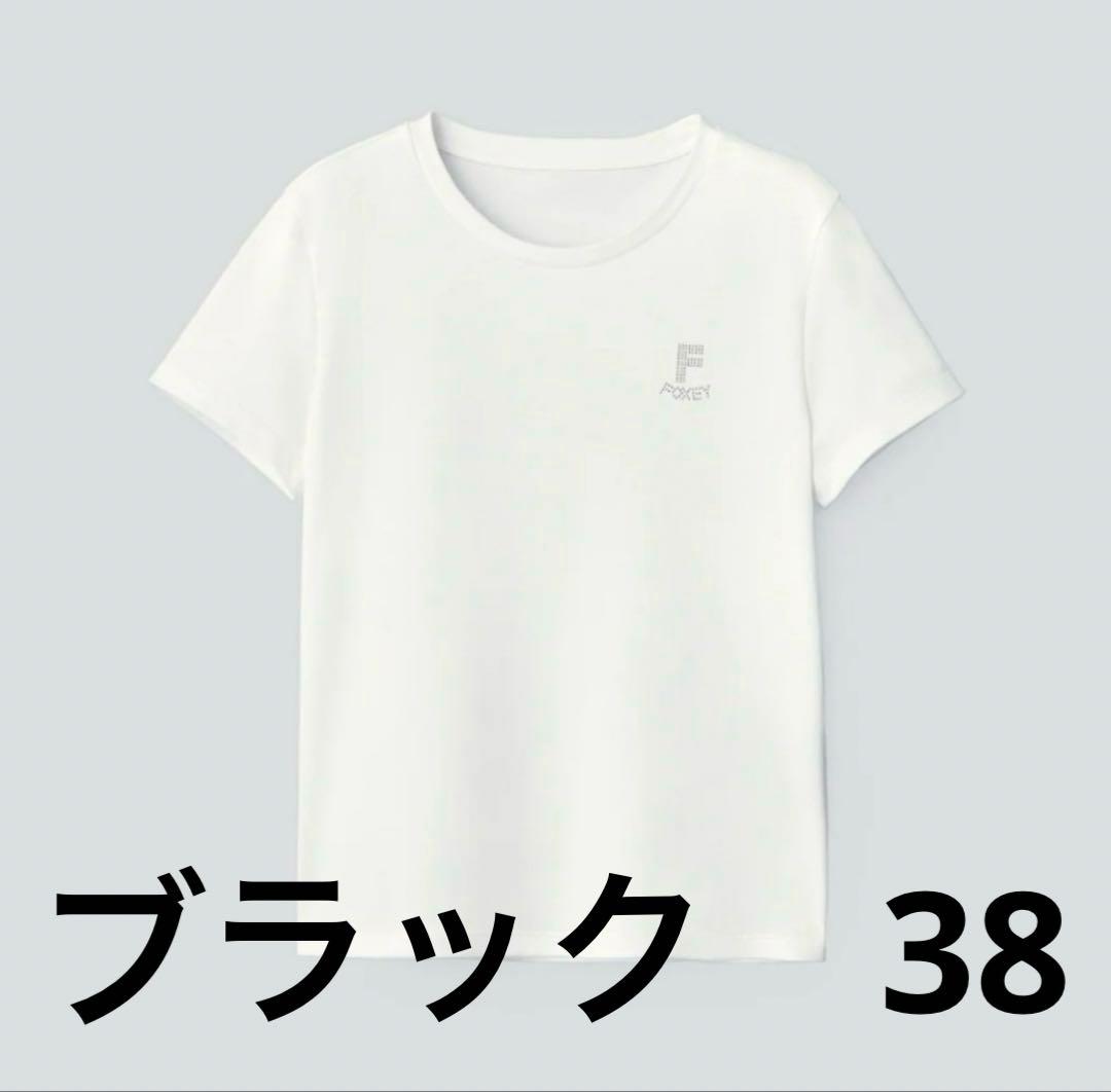 フォクシー　ブラック　ロゴ入りTシャツ　38 Starry Sky フォクシー ブラック ロゴ入りTシャツ 38 Starry Sky - メルカリ