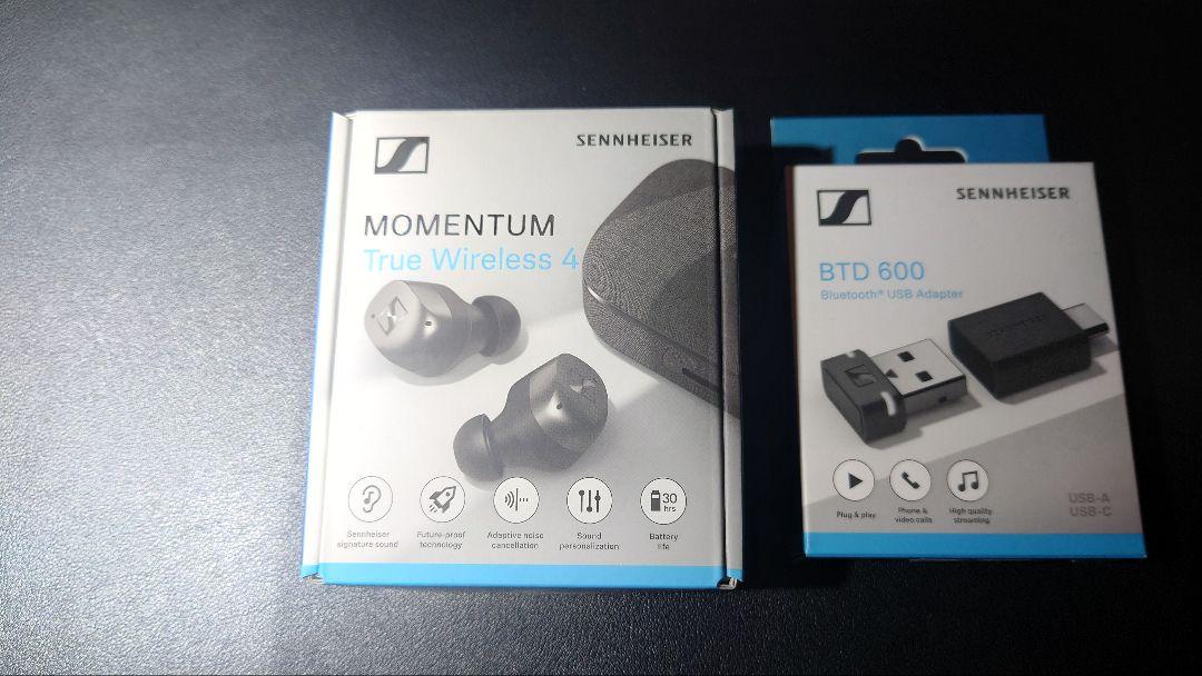 ありあさん向け MomentumTrueWireless 4 + BTD600 ゼンハイザー MOMENTUMTrueWireless 4、BTD600 - メルカリ