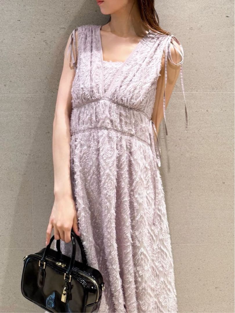 新作新品タグ付き　スナイデル♡ ジャガードドロストディティールワンピース