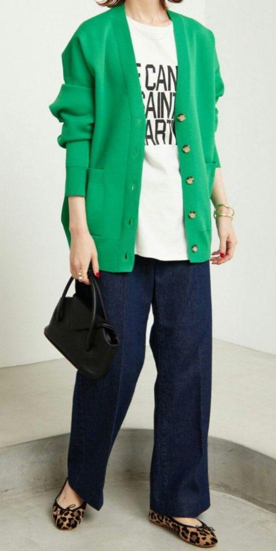ワイドシルエットVネックカーディガン⭐︎ SLOBE IENA⭐︎ SLOBE IENA - スローブ イエナ 24AW ワイドシルエットVネック