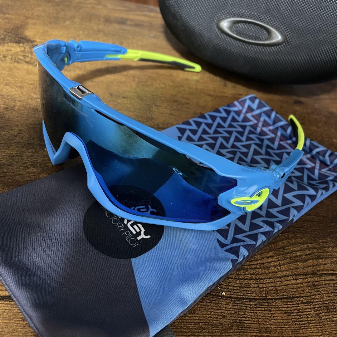 Oakley Jawbreaker ジョウブレイカー　カスタム　水色