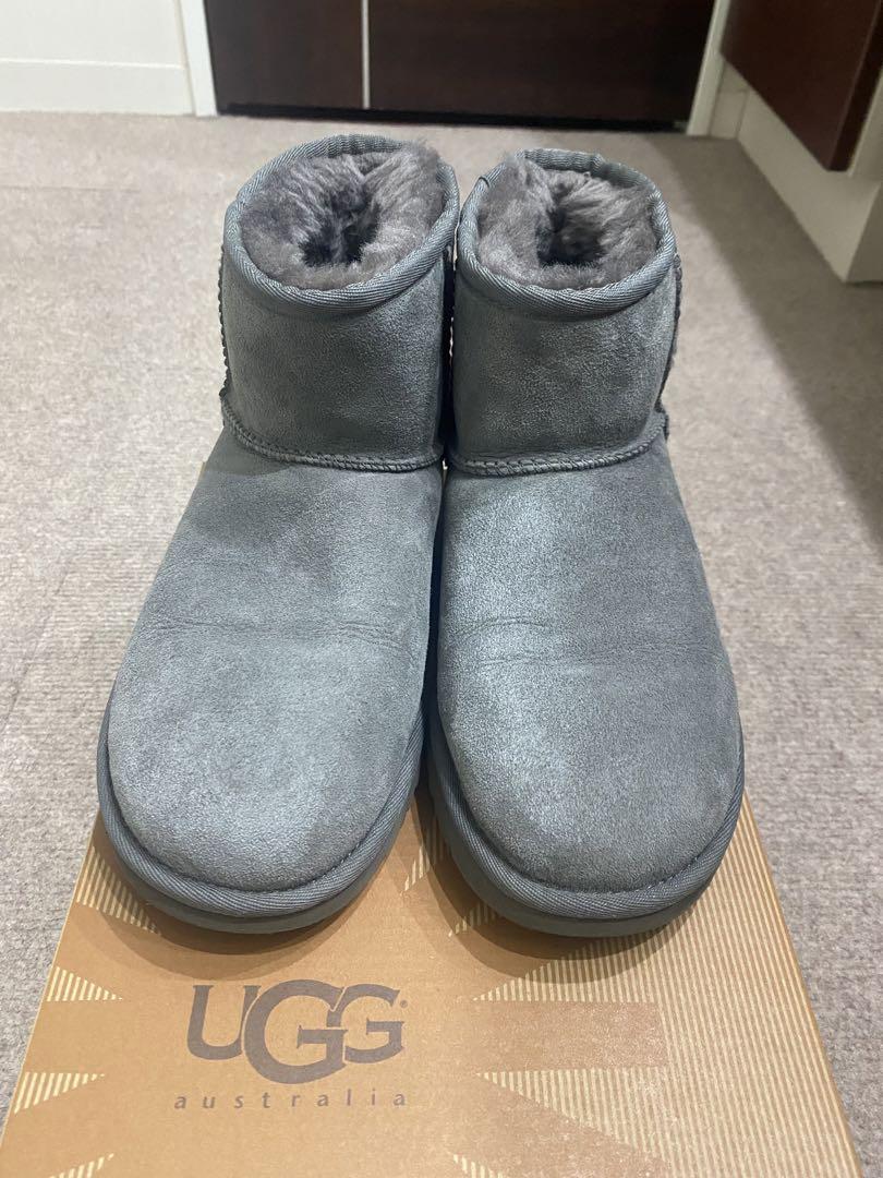 UGG クラシックミニ/グレー/US6/23cm