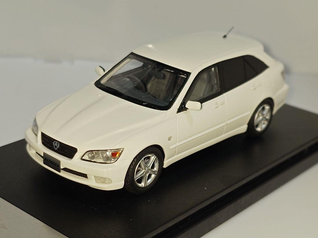 ハイストーリー トヨタ アルテッツァ ジータ ホワイト ミニカー 1/43