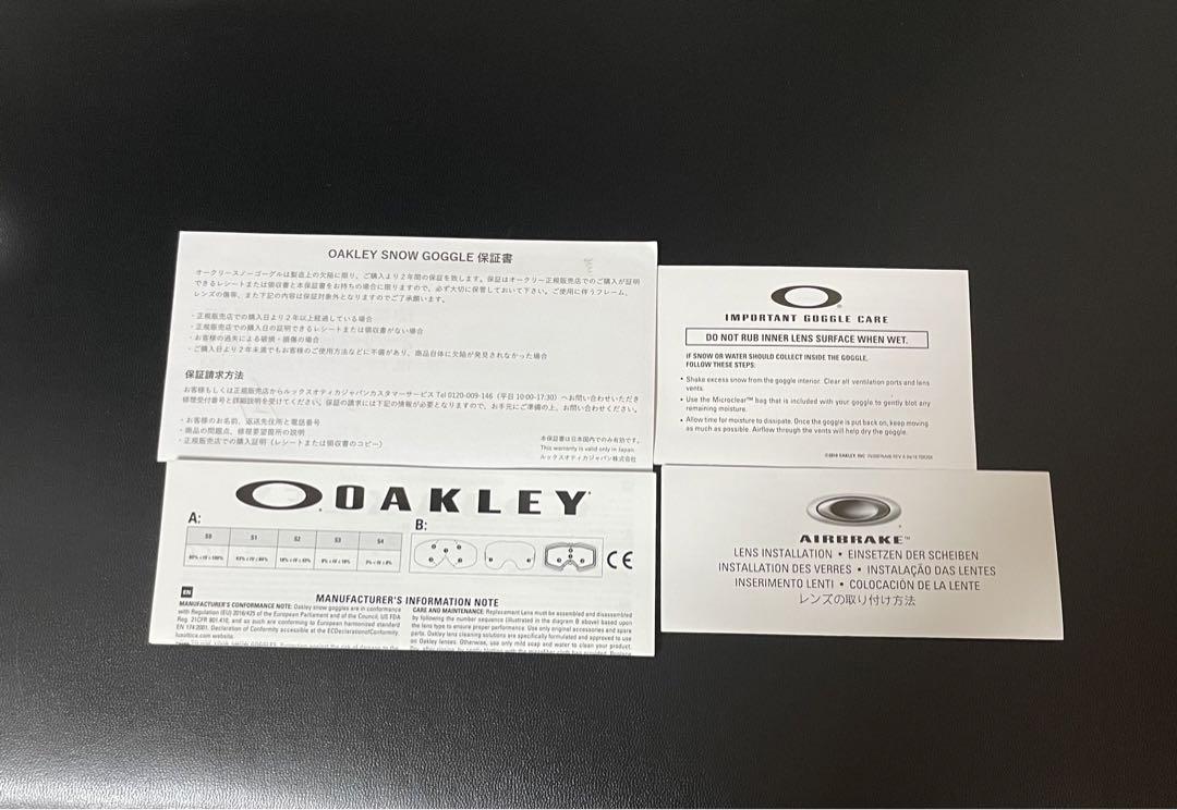 OAKLER スノーゴーグル