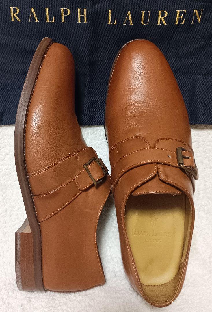 靴 RALPH LAUREN MONK STRAP SIZE8 JAPAN26CM