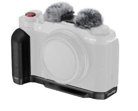 【美品】FUJIFILM X-M5用 シリコンハンドル付きL字マウントプレート