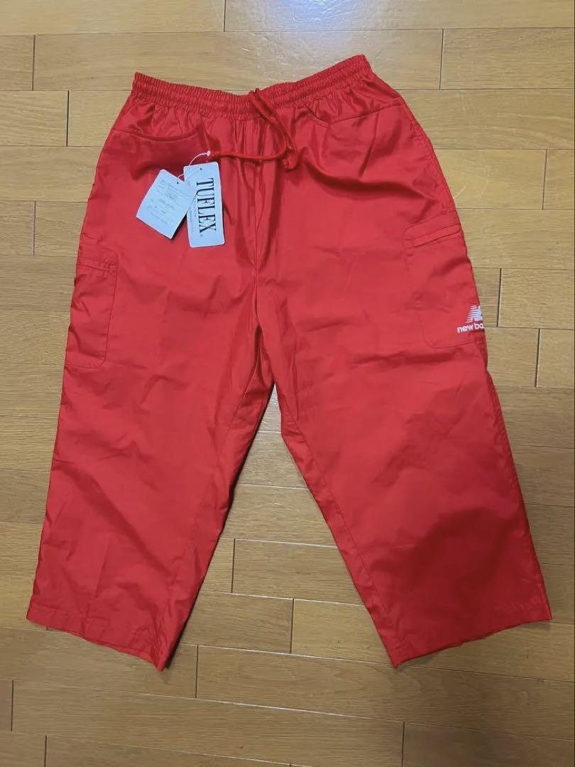 New Balance ニューバランス 裏メッシュハーフパンツ LL レッド