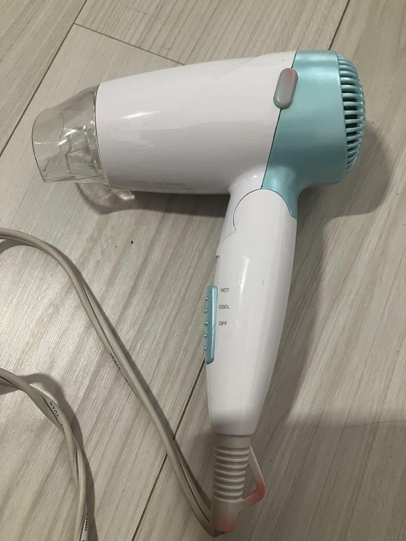 値下中オーム電気コンパクトドライヤー折りたたみ持ち歩き旅行