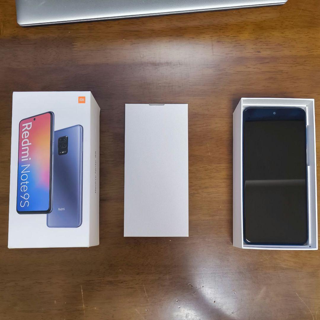 スマートフォン本体 Redmi Note 9S Aurora Blue 6GB RAM 128GB