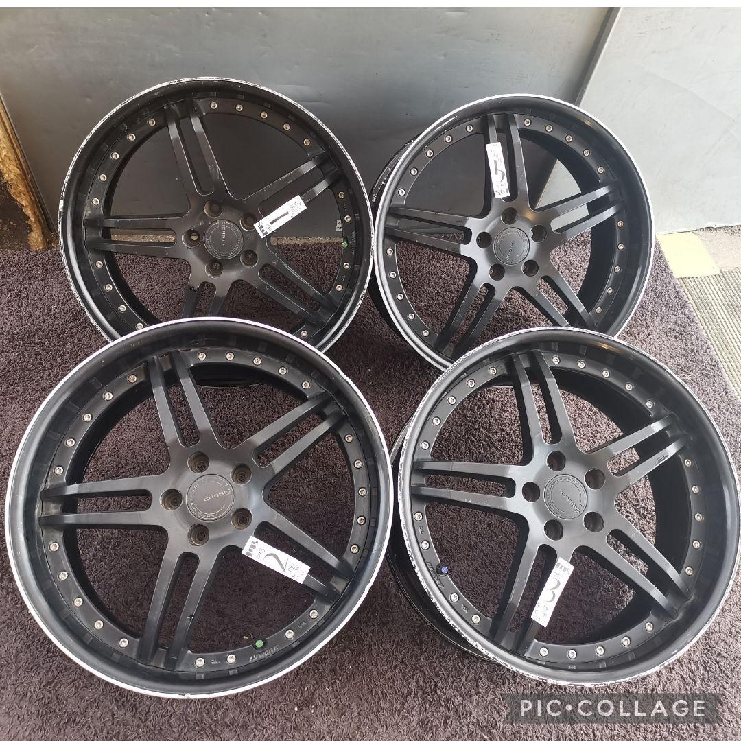 work グノーシス GS2 20インチ ホイール 9j 10j 美品!!深リム☆WORKグノーシスGS2 20インチ 9J+30/40