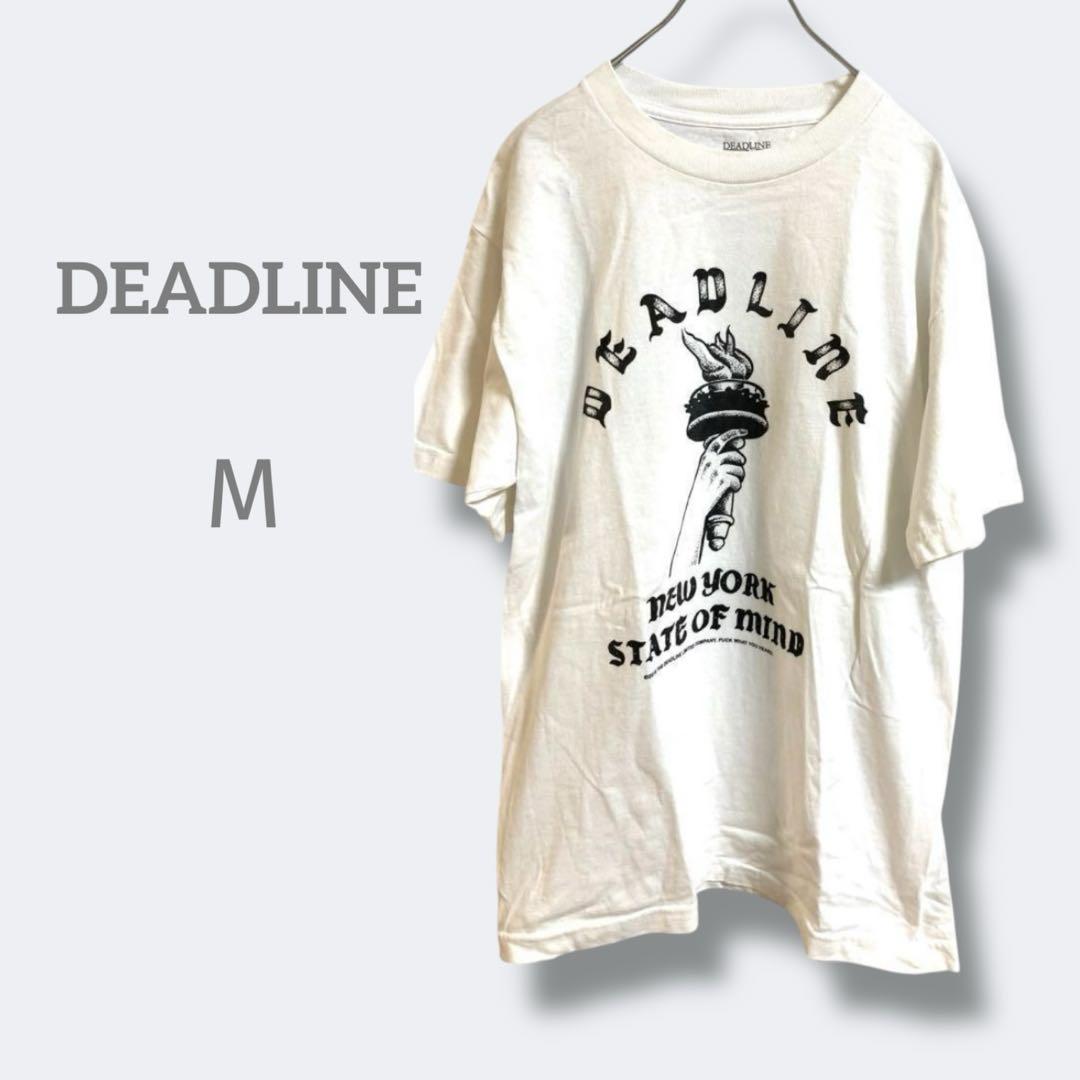 GS1567 デッドライン【M】半袖Tシャツ　ロゴ有り　コットン