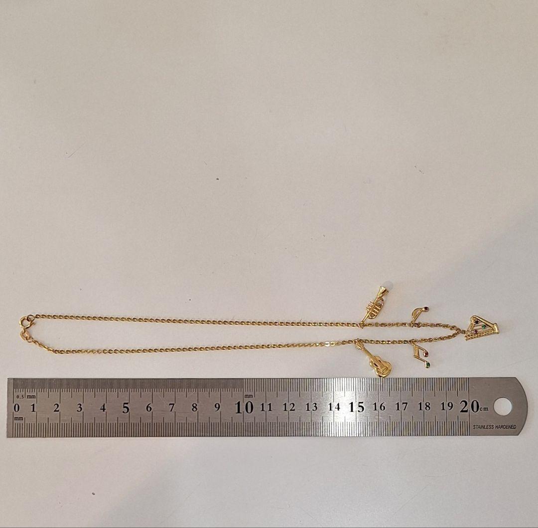 K18YGデザインネックレス