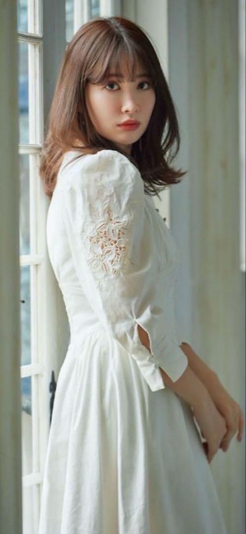 Her lip to Jacaranda Linen-Blend Dress M