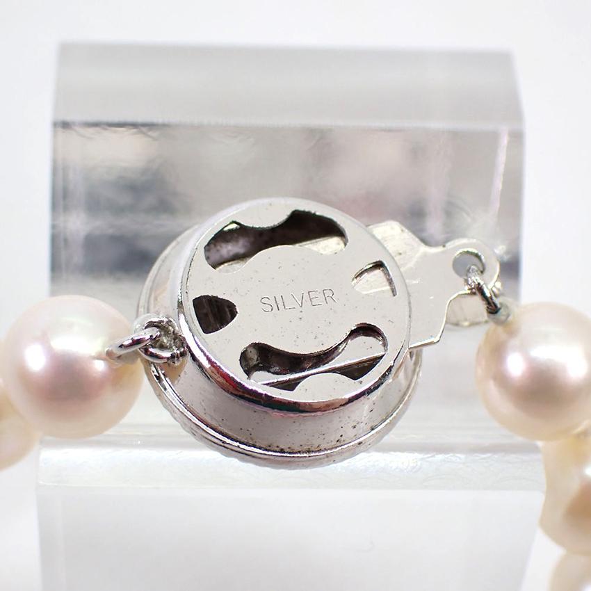 アコヤ真珠 SILVER パール 7.0-7.5mm ネックレス[g925-2] - メルカリ