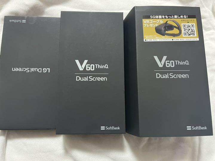 LG v60 thinq dual screen SIMフリー