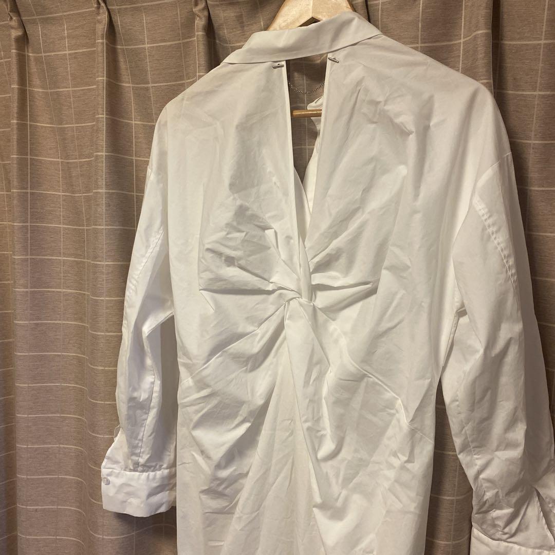 新品未使用完売　josemoon BACK TWIST SHIRT DRESS