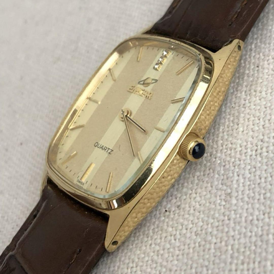 《中古》　ENICAR エニカ　クォーツ　腕時計