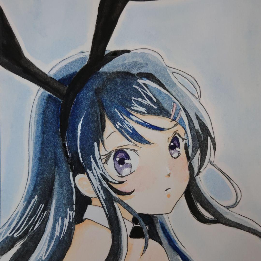 桜島麻衣 手描きイラスト 画像2