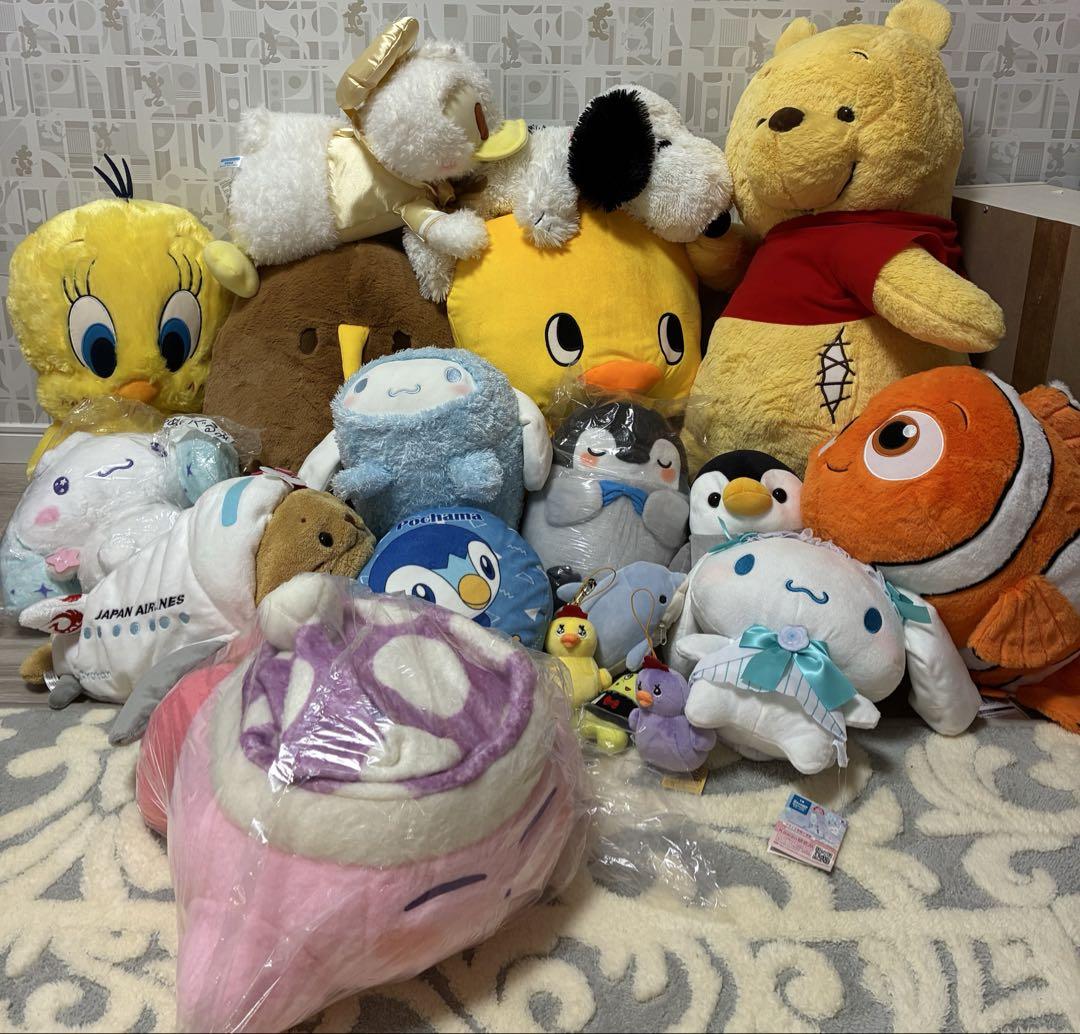 人気ぬいぐるみ　大量まとめ売り　ディズニー　サンリオ