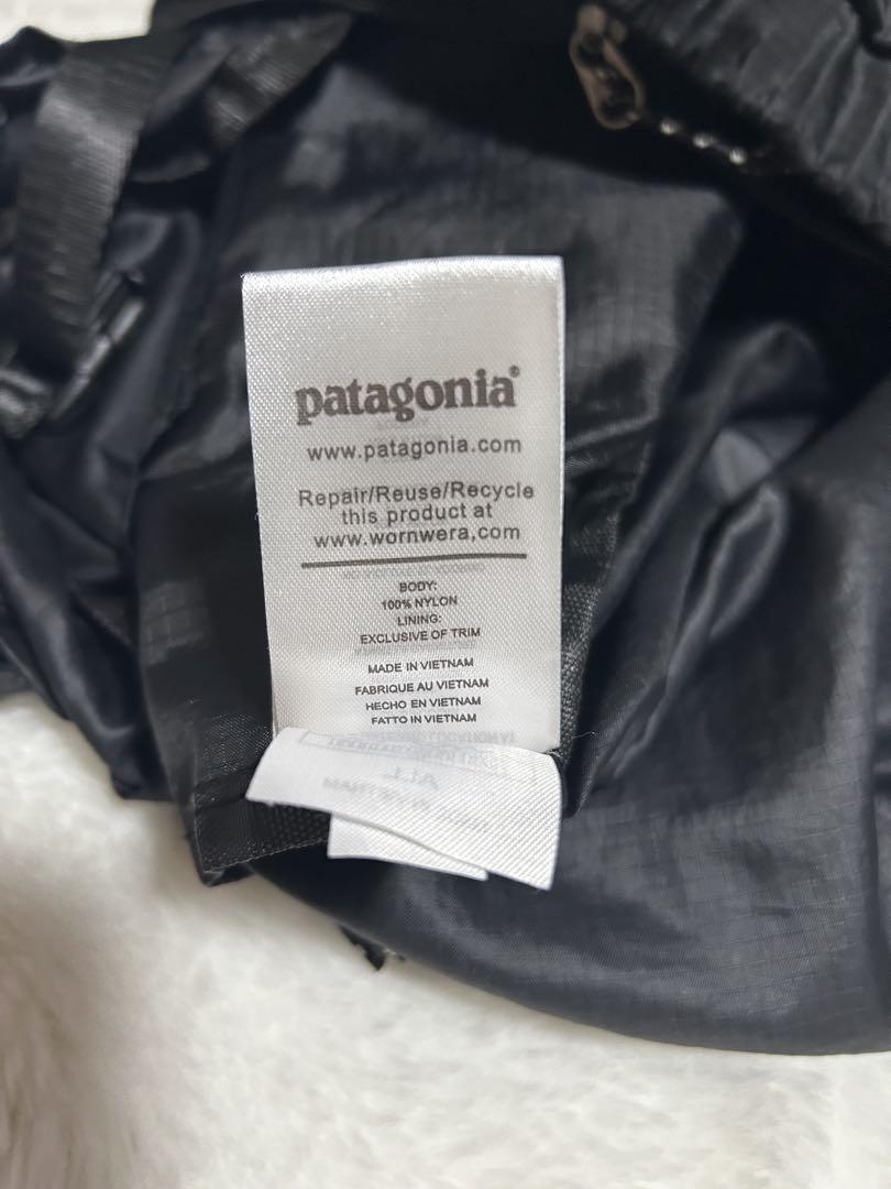 Patagonia 2wayトートウルトラライトブラックホールトートパック