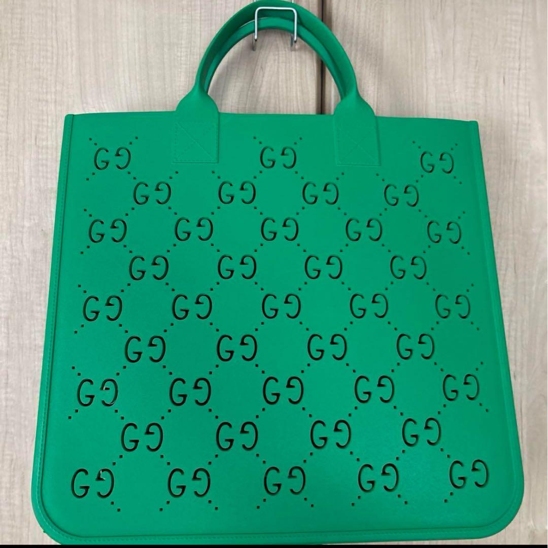 チルドレンズGG トートバッググリーンGUCCI
