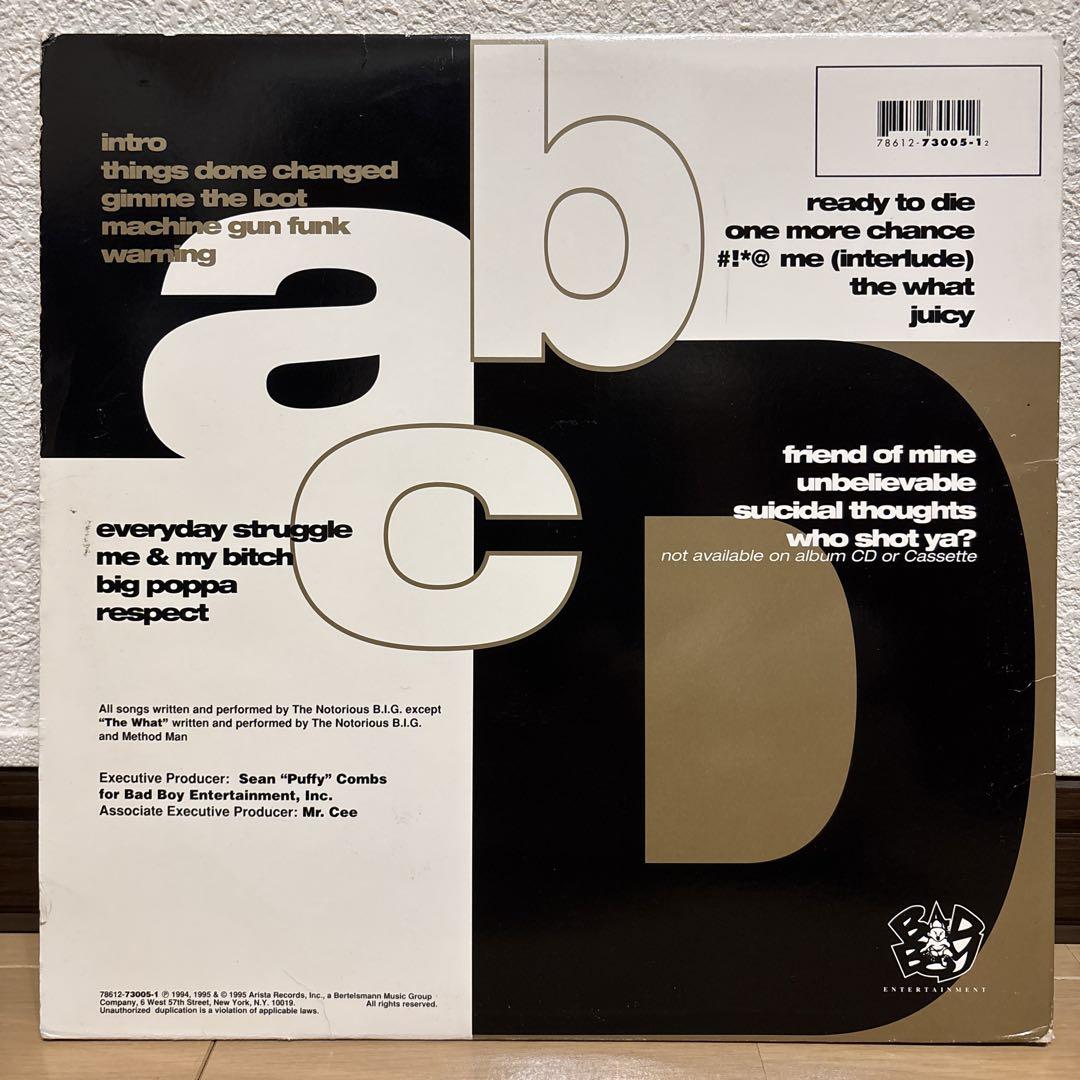 The Notorious B.I.G. Ready To Die レコード