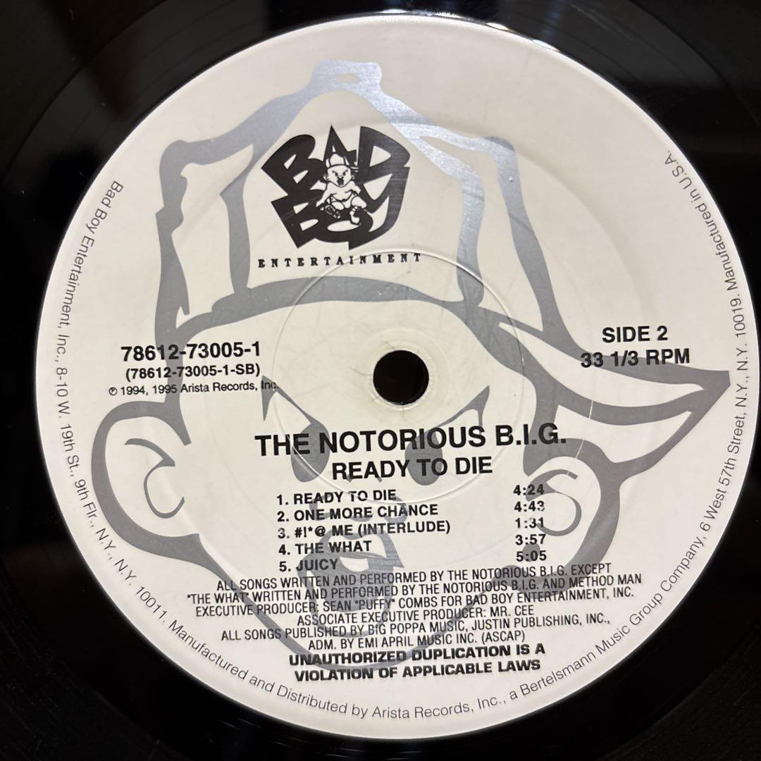 The Notorious B.I.G. Ready To Die レコード
