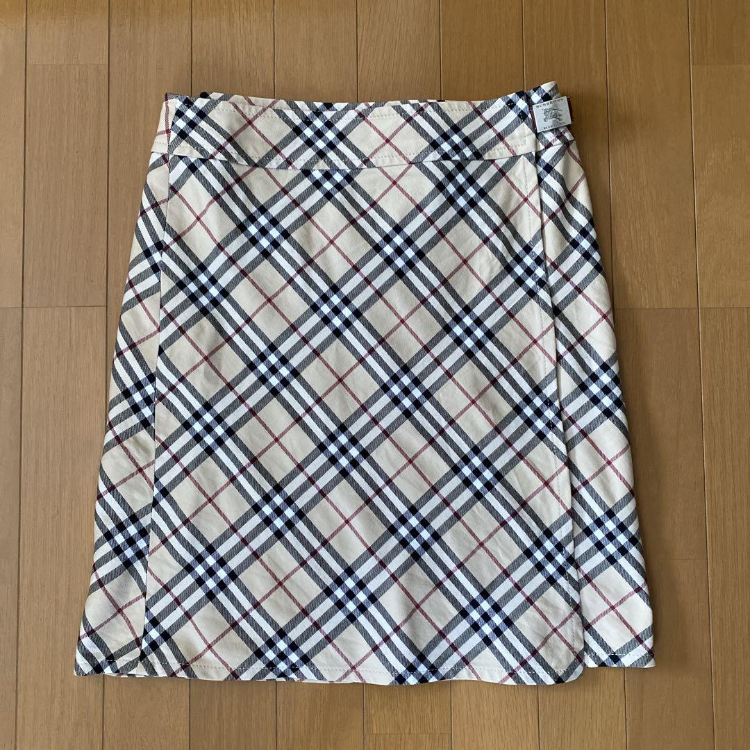 BURBERRY ブルーレーベル チェック柄　38 BURBERRY ブルーレーベル チェック柄 38 Мサイズ 綿100% - メルカリ