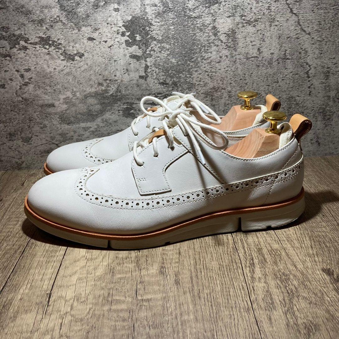 クラークス Clarks 白 スニーカー レザー ドレスシューズ ホワイト