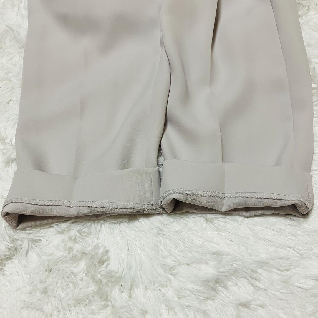 極美品 ナチュラルビューティーベーシック ノーカラーパンツ
