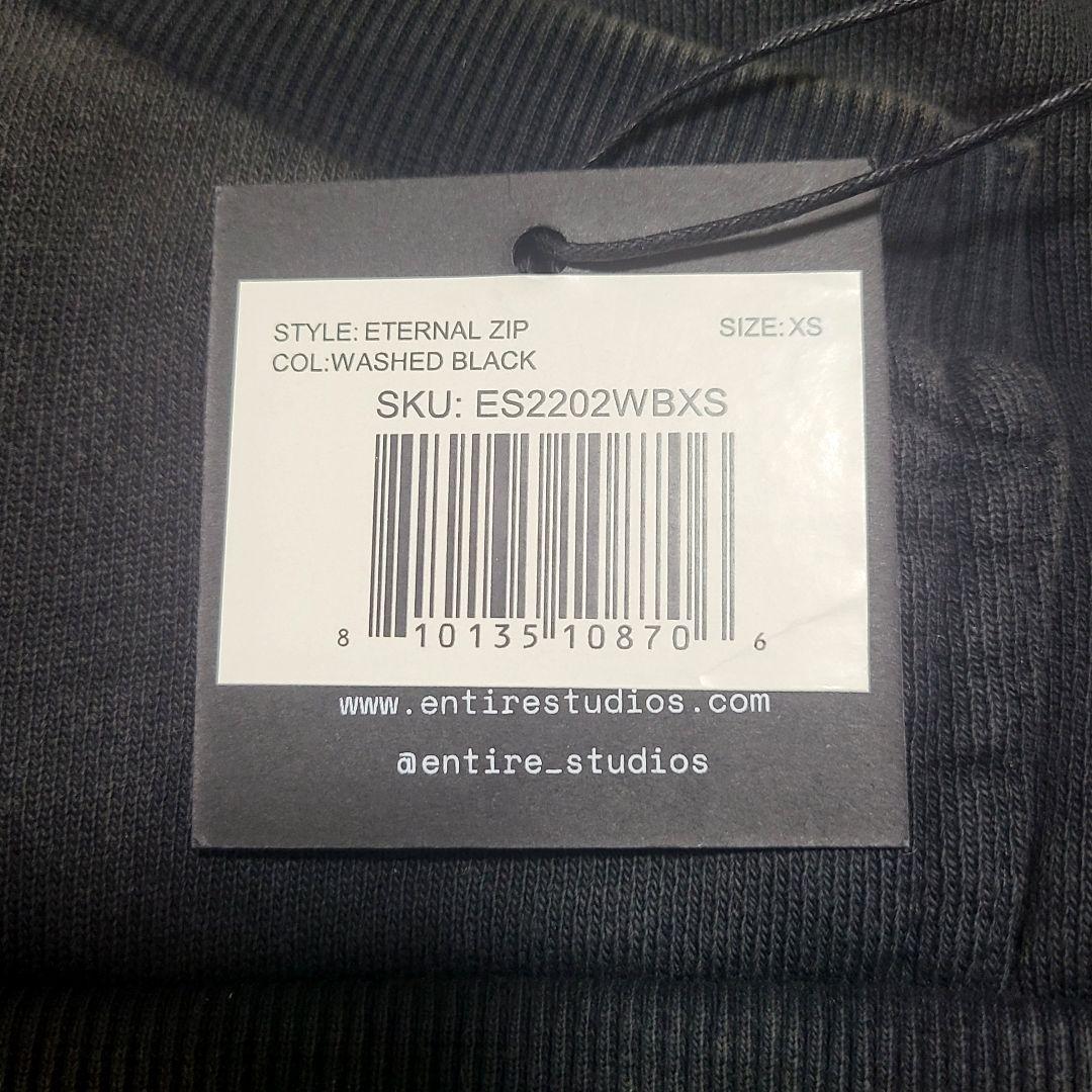 【新品】ENTIRE STUDIOS ETERNAL ZIP フーディー XS