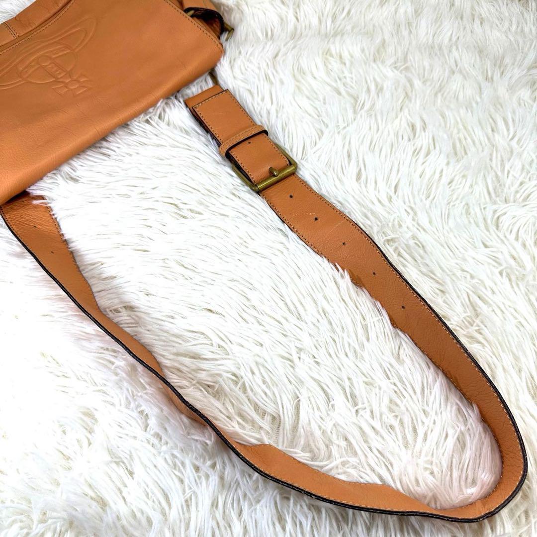 極美品】ヴィヴィアンウエストウッド オーブ 型押し ショルダー