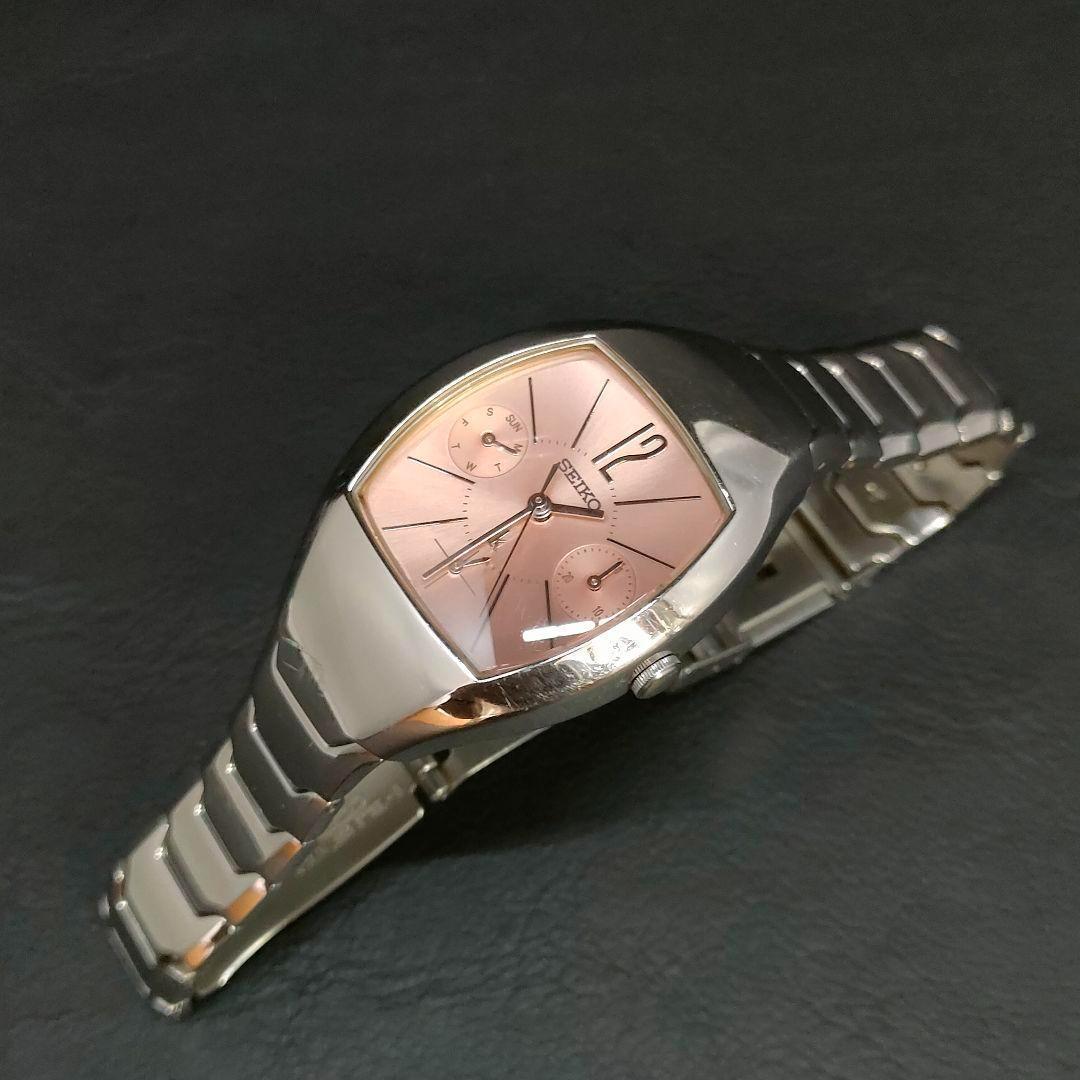 極美品 SEIKO セイコー lk ルキア ピンク シルバー クォーツ