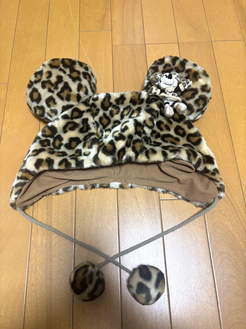 ディズニー ヒョウ柄ファンキャップ