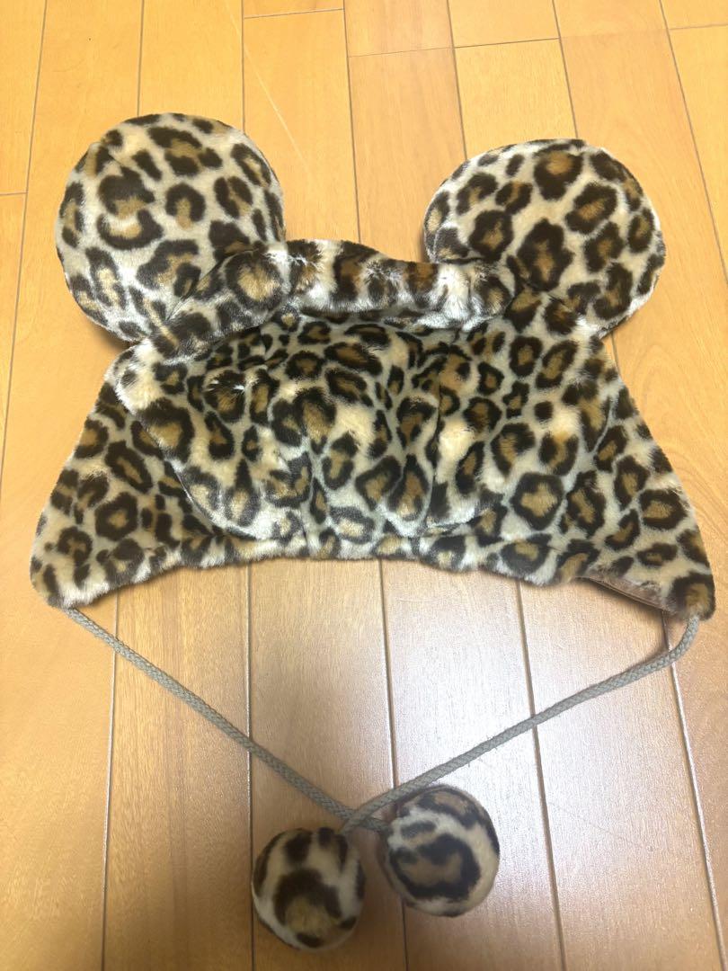 ディズニー ヒョウ柄ファンキャップ