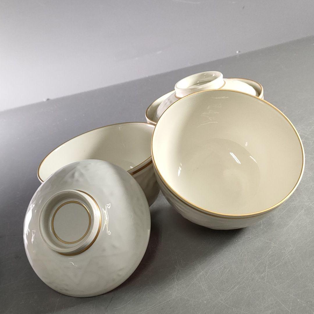 349-1/人間国宝　加藤卓男/幸兵衛窯/蓋向付/5客