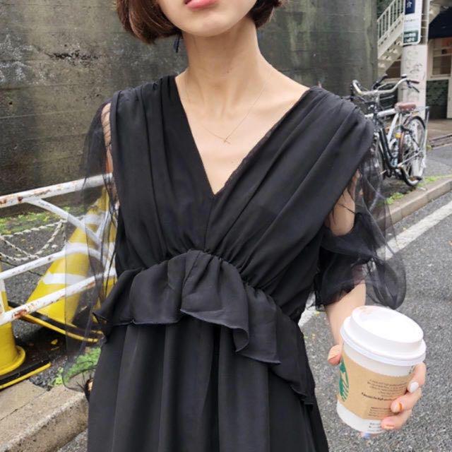 正規店格安 Ameri 店舗限定シースルーワンピース MjLDo-m68738587846 超特価特価