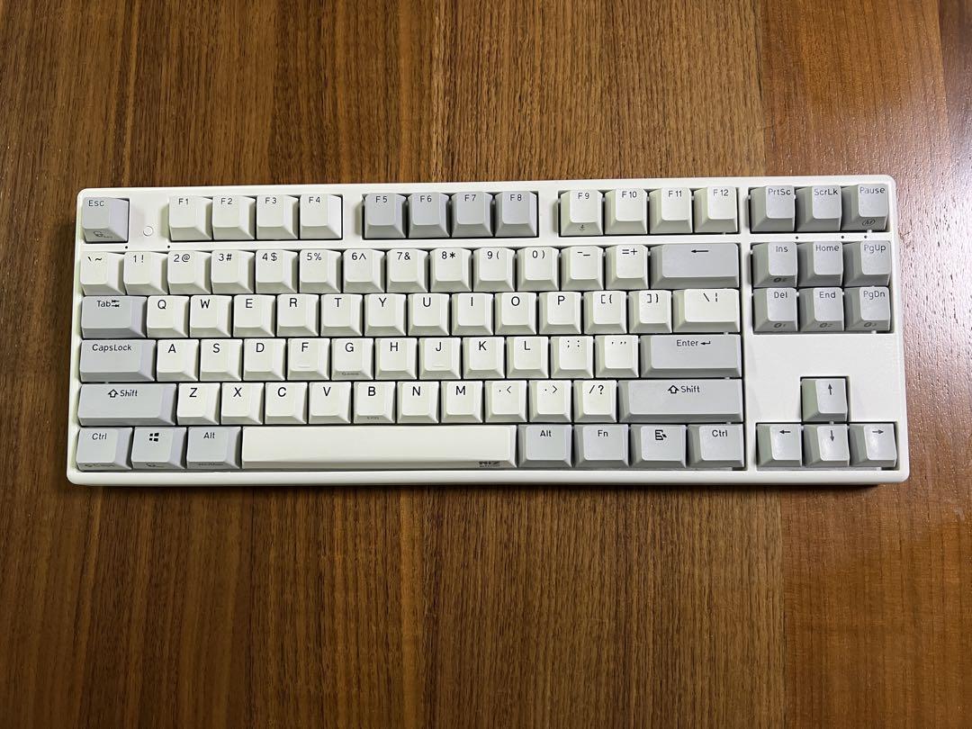NIZ Plum 87 ホワイト 静電容量無接点方式キーボード 35g