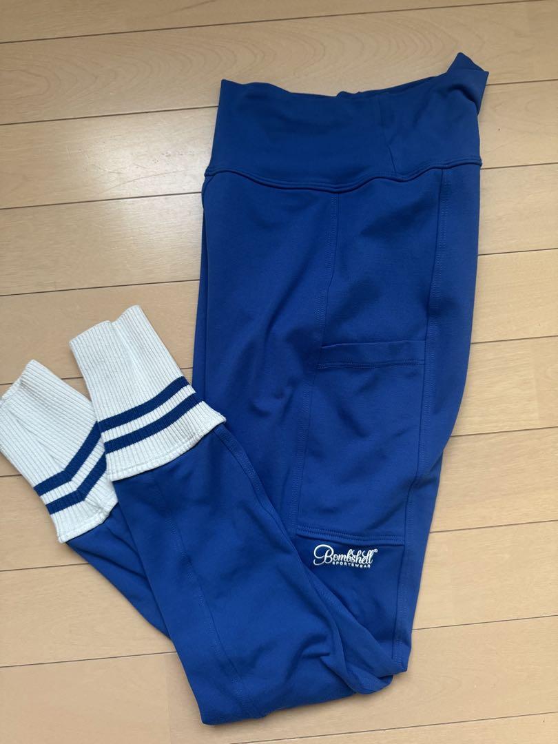 BombshellAnkle Sock Pocket Leggingsボムシェル