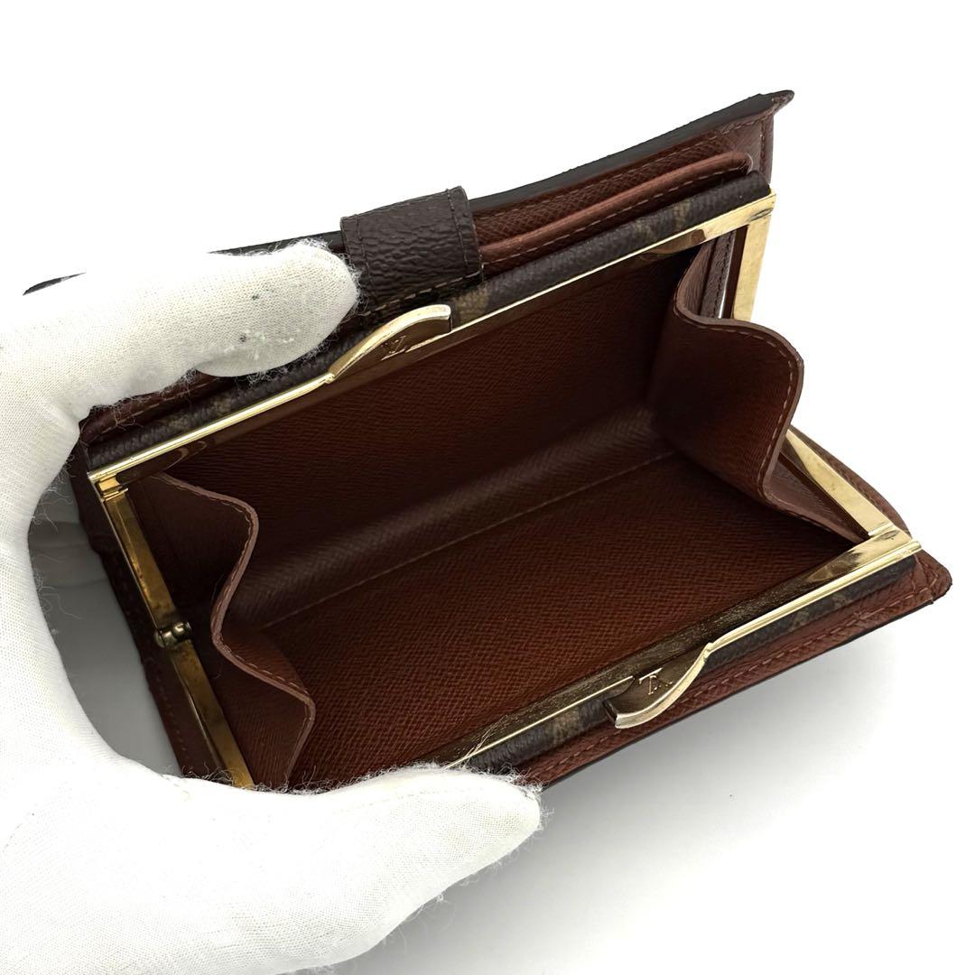 超美品✨ルイヴィトン モノグラム ヴィエノワ がま口財布 コンパクト財布