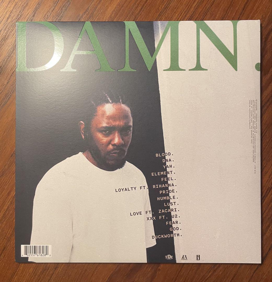 Kendrick Lamar DAMN. サイン入り 赤レコード